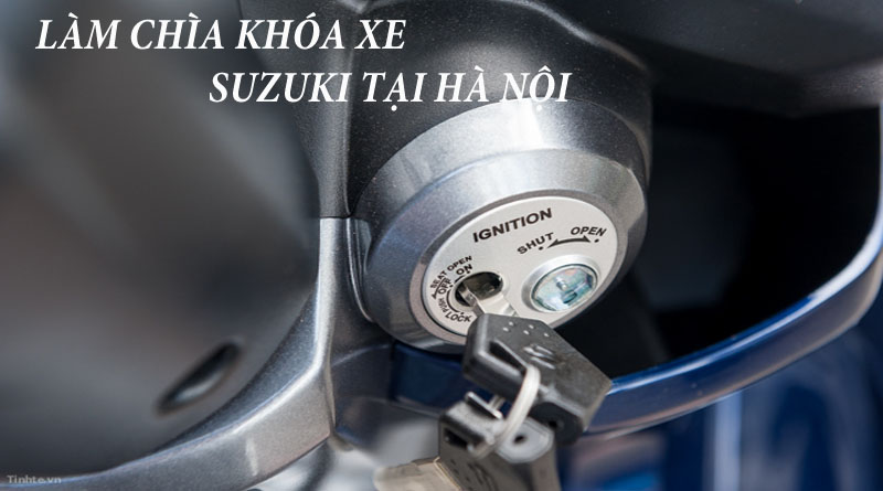 Làm chìa khóa xe Suzuki tại nhà Hà Nội giá rẻ