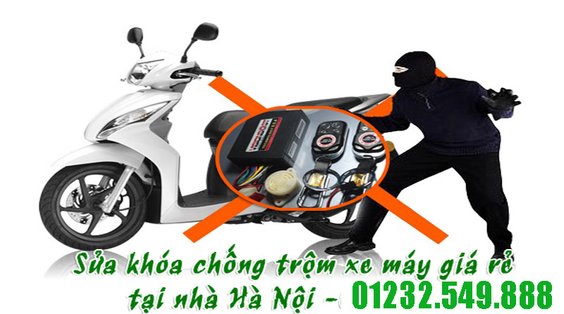 Sửa khóa từ Chống Trộm xe máy tại Hà Nội giá rẻ